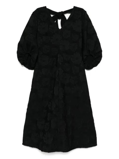 3/4 volume-sleeved midi dress by STINE GOYA