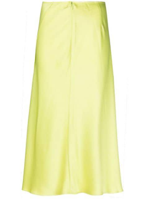 Octavia wrap midi skirt by STINE GOYA