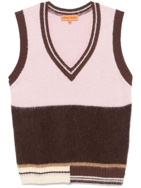 V-neck vest by STINE GOYA