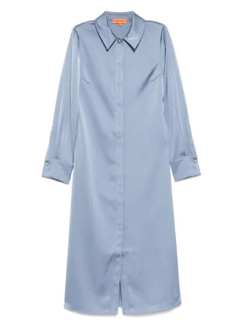 collared midi dress by STINE GOYA