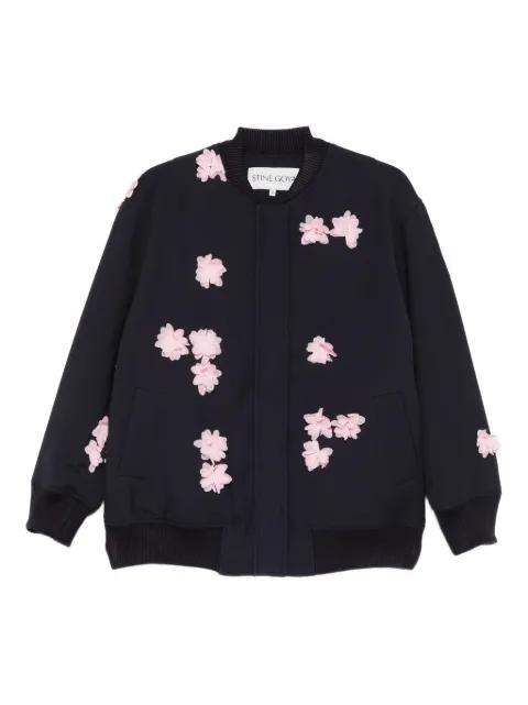 floral-appliqué jacket by STINE GOYA