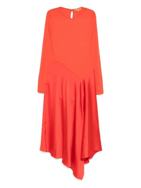 long-sleeved asymmetric dress by STINE GOYA