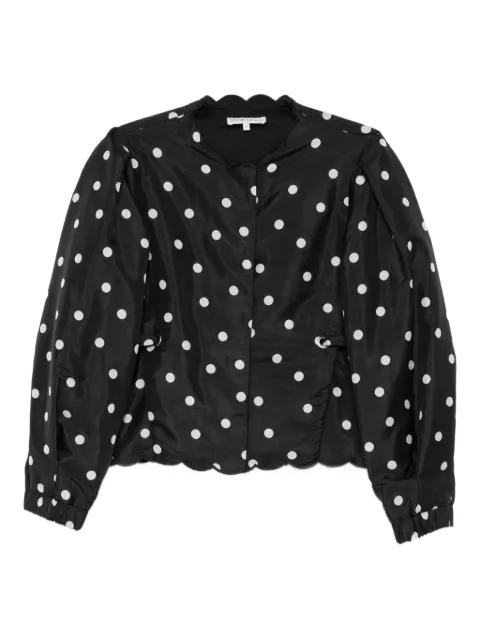 quilted dots jacket by STINE GOYA