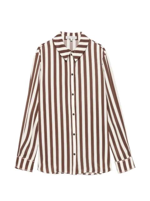 striped long-sleeve shirt by STINE GOYA
