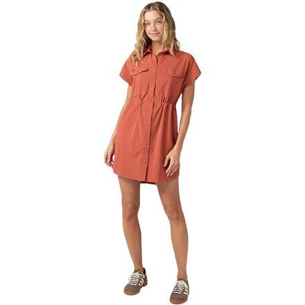 Mountain Flow Shirt Dress by STIO