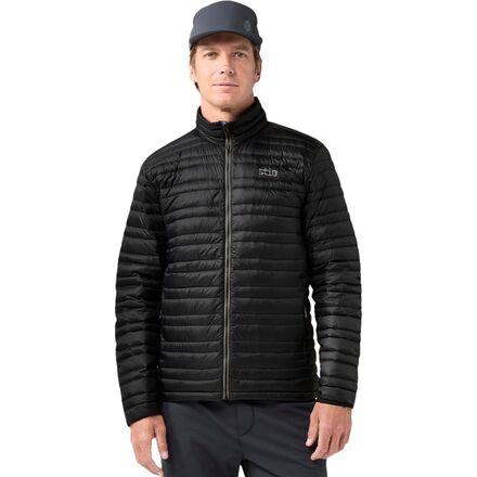 Pinion Full-Zip Down Sweater by STIO