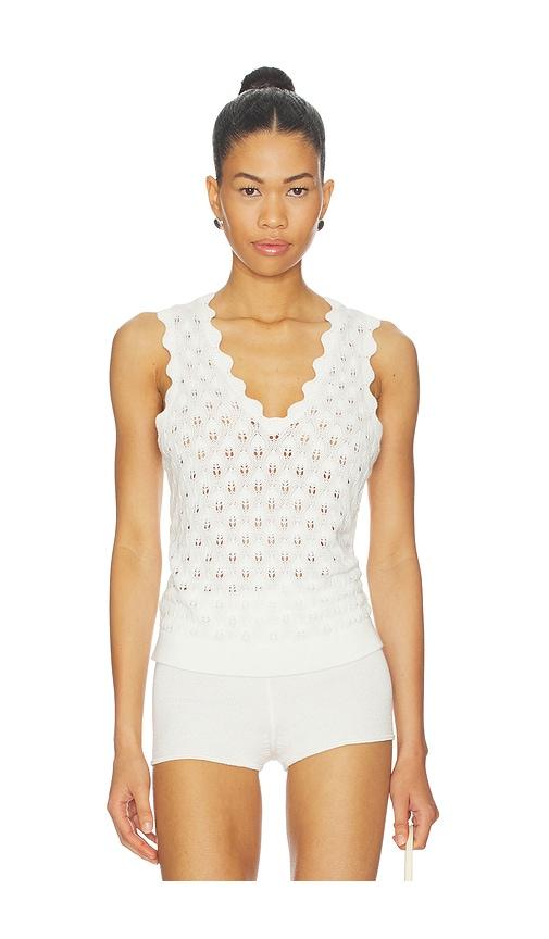 Stitches & Stripes Nina Tank in Ivory by STITCHES&STRIPES