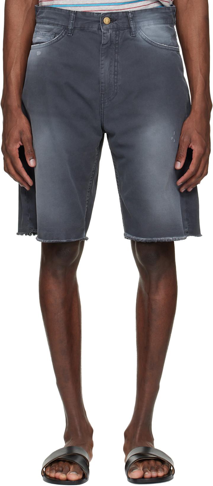 Black 5-Pocket Chino Shorts by STOCKHOLM (SURFBOARD) CLUB