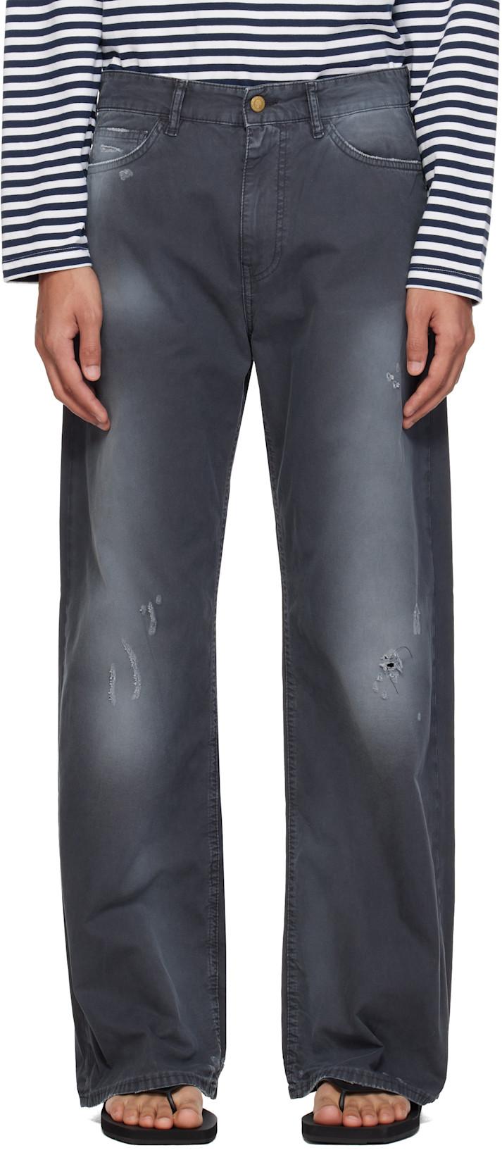 Black Chino Trousers by STOCKHOLM (SURFBOARD) CLUB
