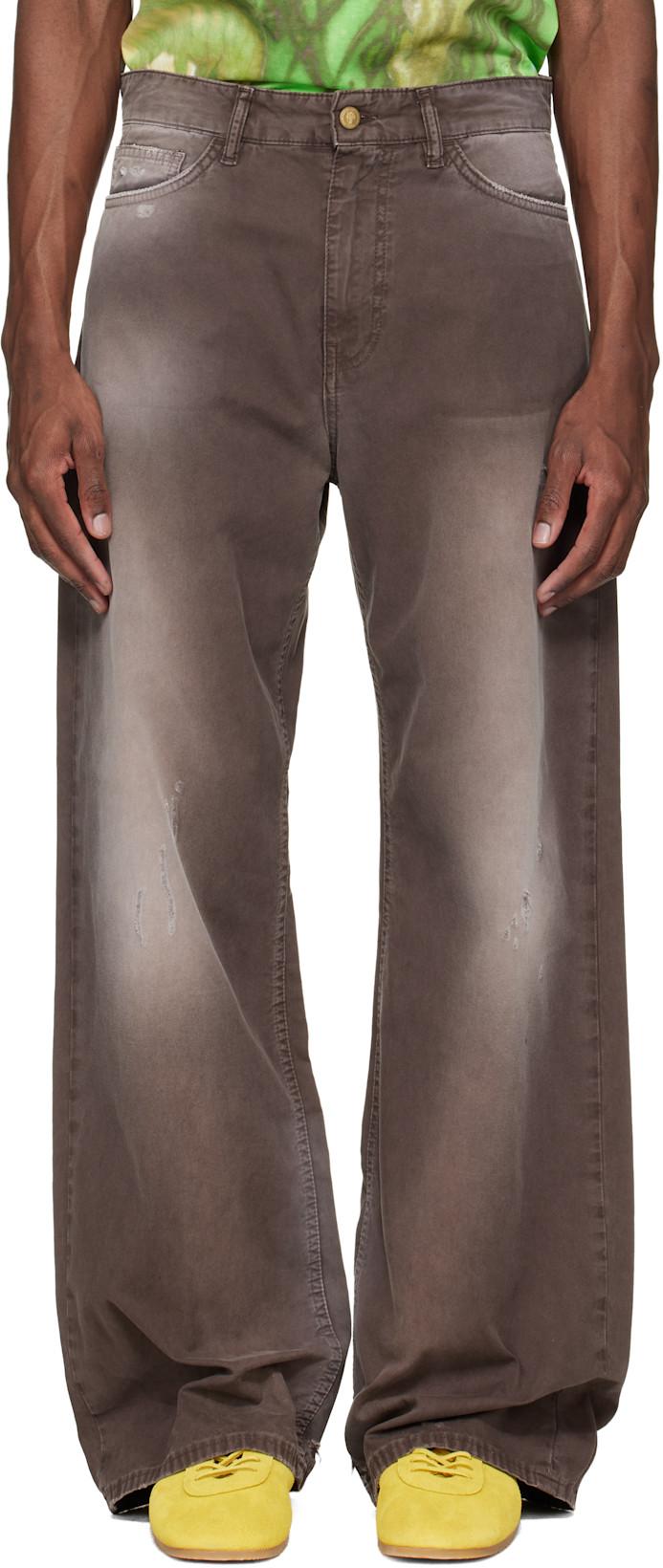 Brown Chino Trousers by STOCKHOLM (SURFBOARD) CLUB