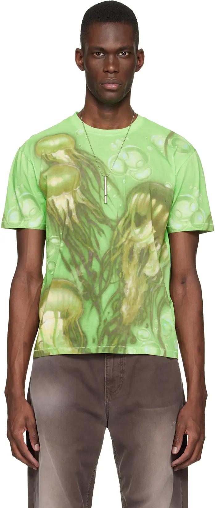 Green Airbrush T-shirt by STOCKHOLM (SURFBOARD) CLUB