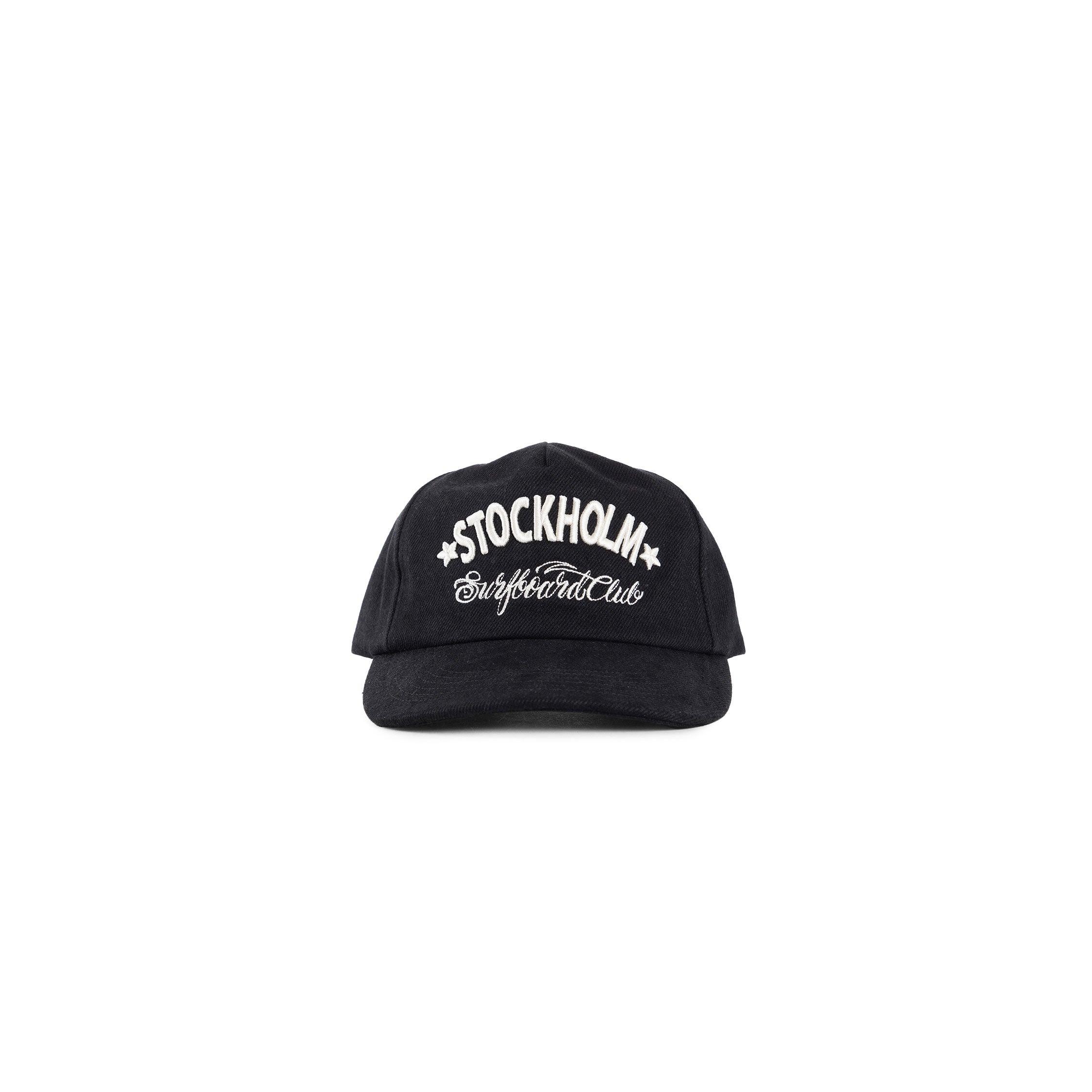 STOCKHOLM SURFBOARD CLUB MAN BLACK HATS by STOCKHOLM SURFBOARD CLUB