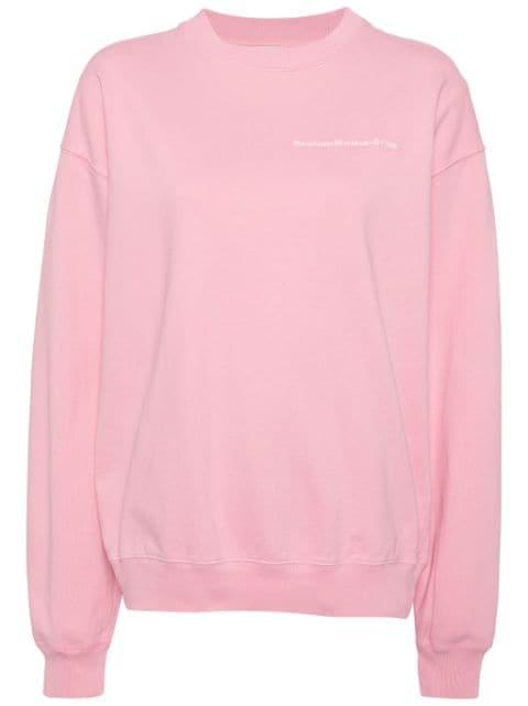 logo-print organic cotton sweatshirt by STOCKHOLM SURFBOARD CLUB