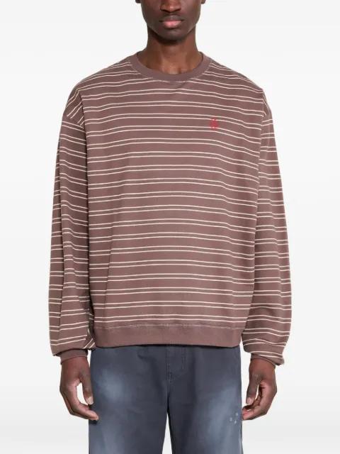 striped cotton sweatshirt by STOCKHOLM SURFBOARD CLUB