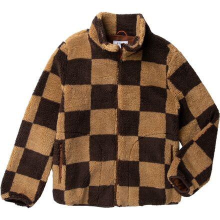 MTN Checker Sherpa Full-Zip Jacket by STOIC