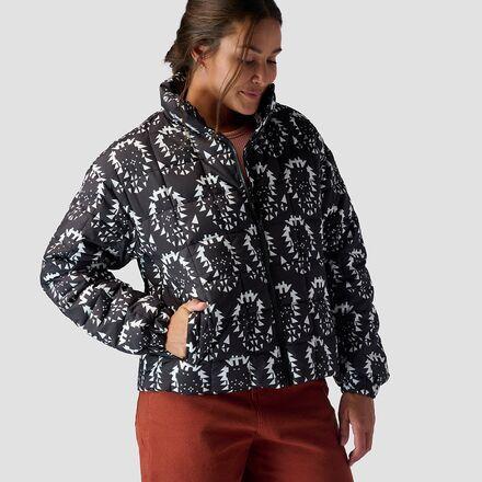 Printed Quilted Puffer by STOIC
