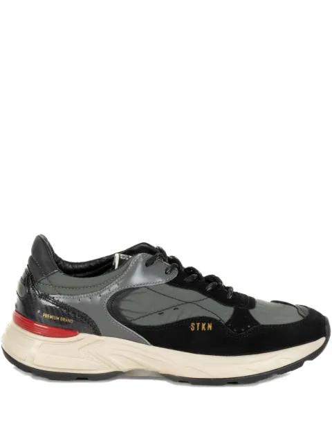 Reverse panelled sneakers by STOKTON