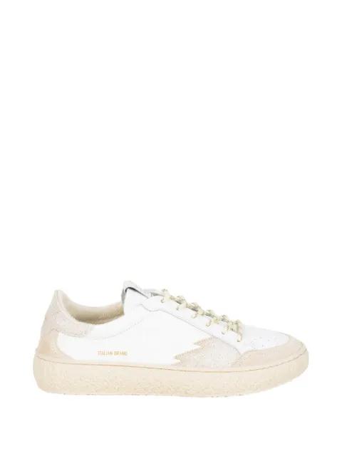 crackle-effect sneakers by STOKTON