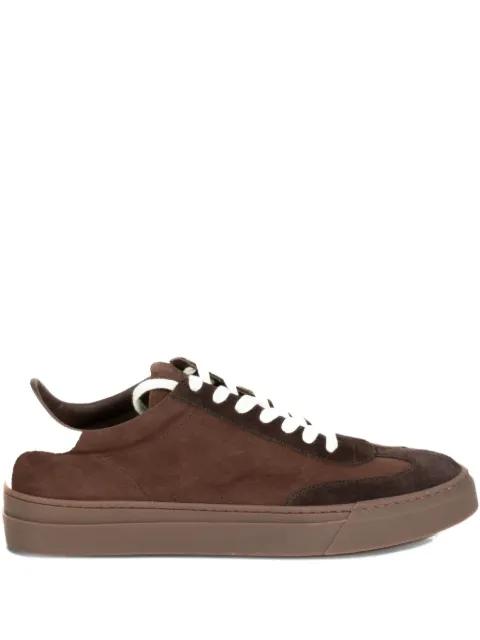panelled suede sneakers by STOKTON