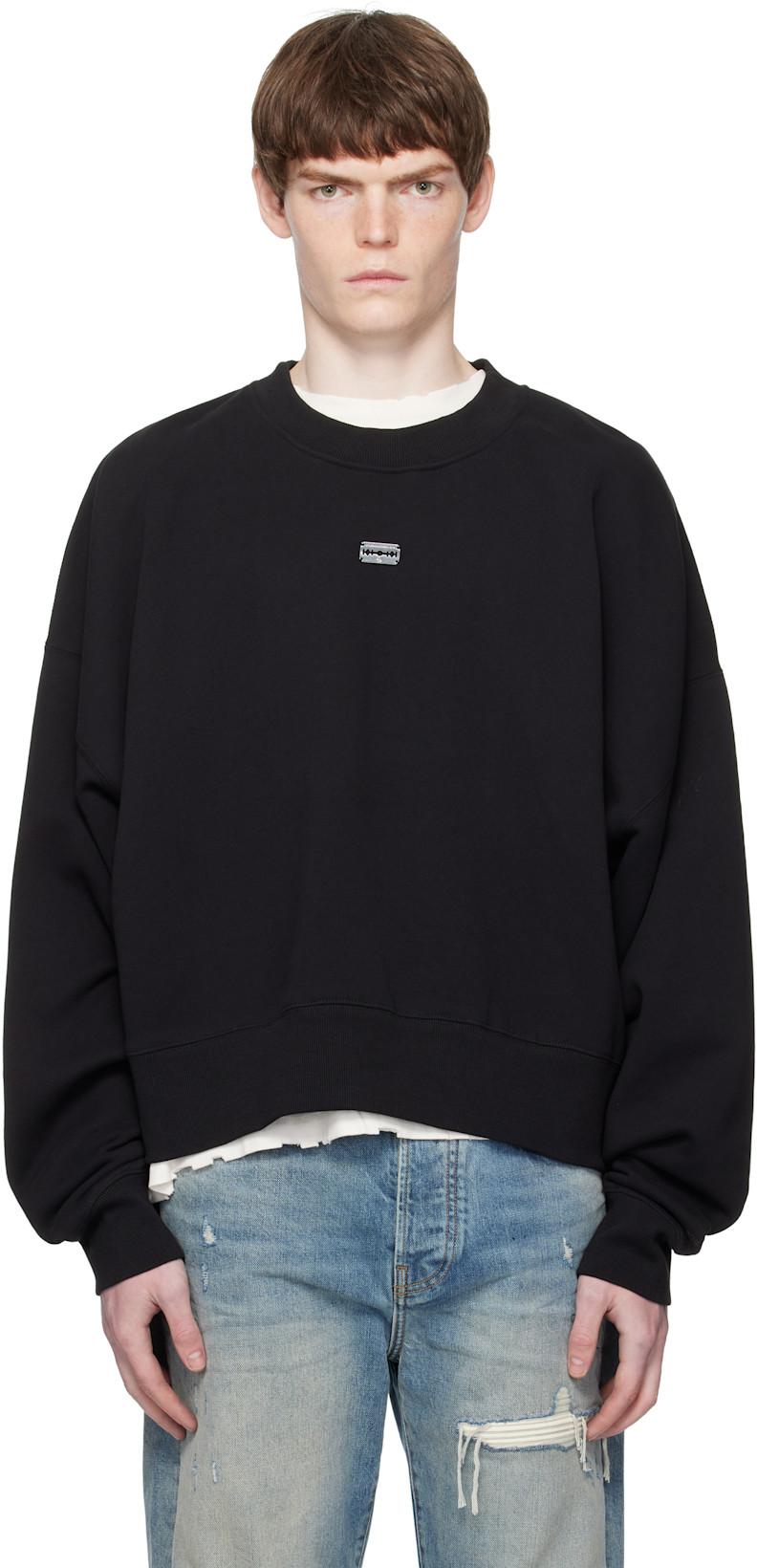 Black Stolen Razor Crew Sweatshirt by STOLEN GIRLFRIENDS CLUB
