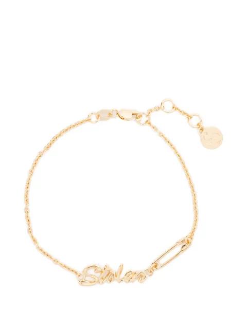 Sentimental Script bracelet by STOLEN GIRLFRIENDS CLUB