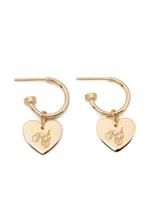 warm welcome heart earrings by STOLEN GIRLFRIENDS CLUB
