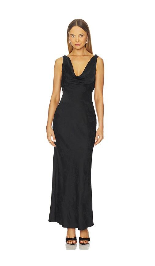 Stone Cold Fox x REVOLVE Billy Jacquard Gown in Black by STONE COLD FOX