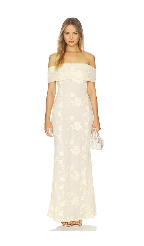 Stone Cold Fox x REVOLVE Jessie Gown in Lemon by STONE COLD FOX