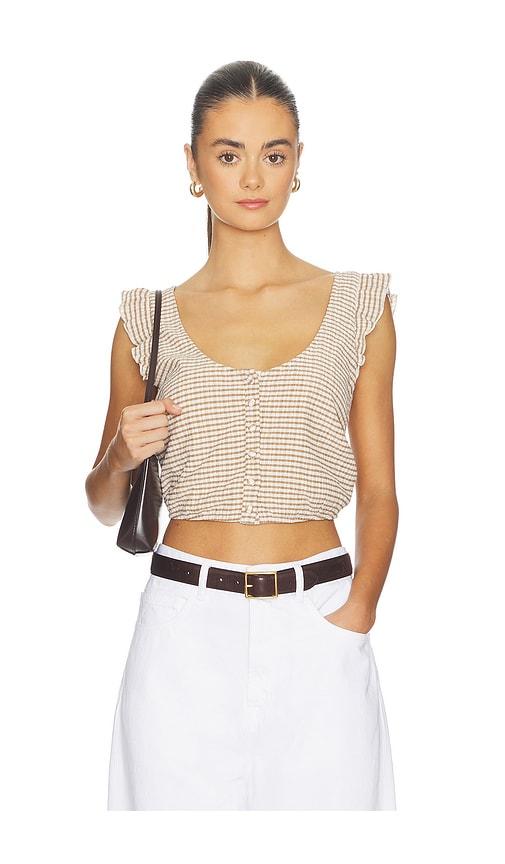 Stone Cold Fox x REVOLVE Leni Top in Taupe by STONE COLD FOX