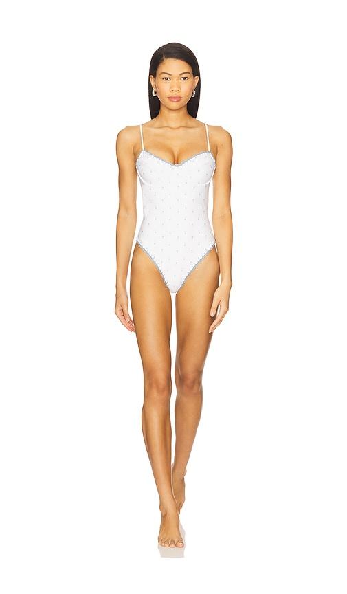 Stone Cold Fox x REVOLVE Sherry One Piece in White by STONE COLD FOX