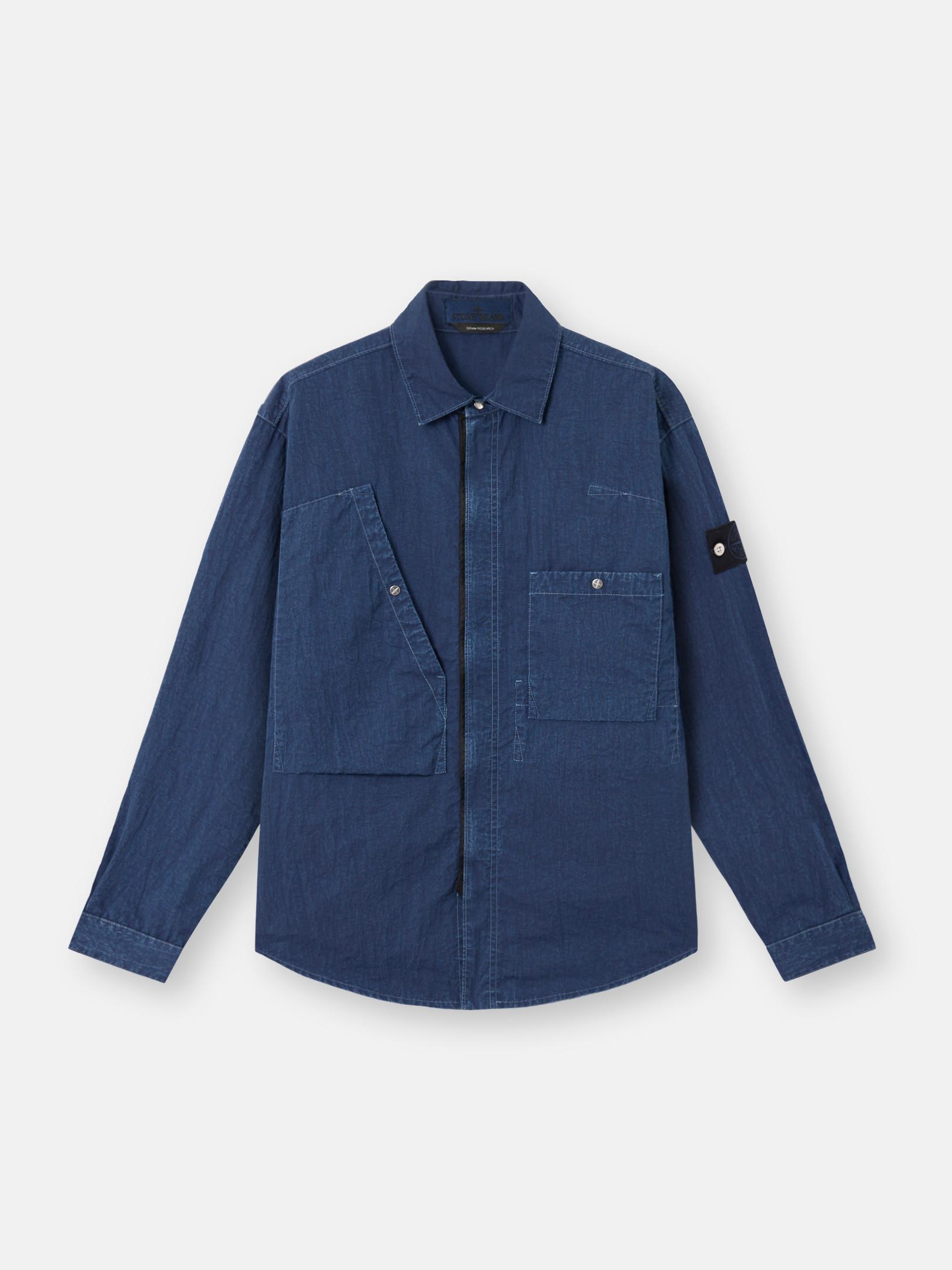 1100009 HOLLOW FIBRE NYLON INDIGO-TC by STONE ISLAND
