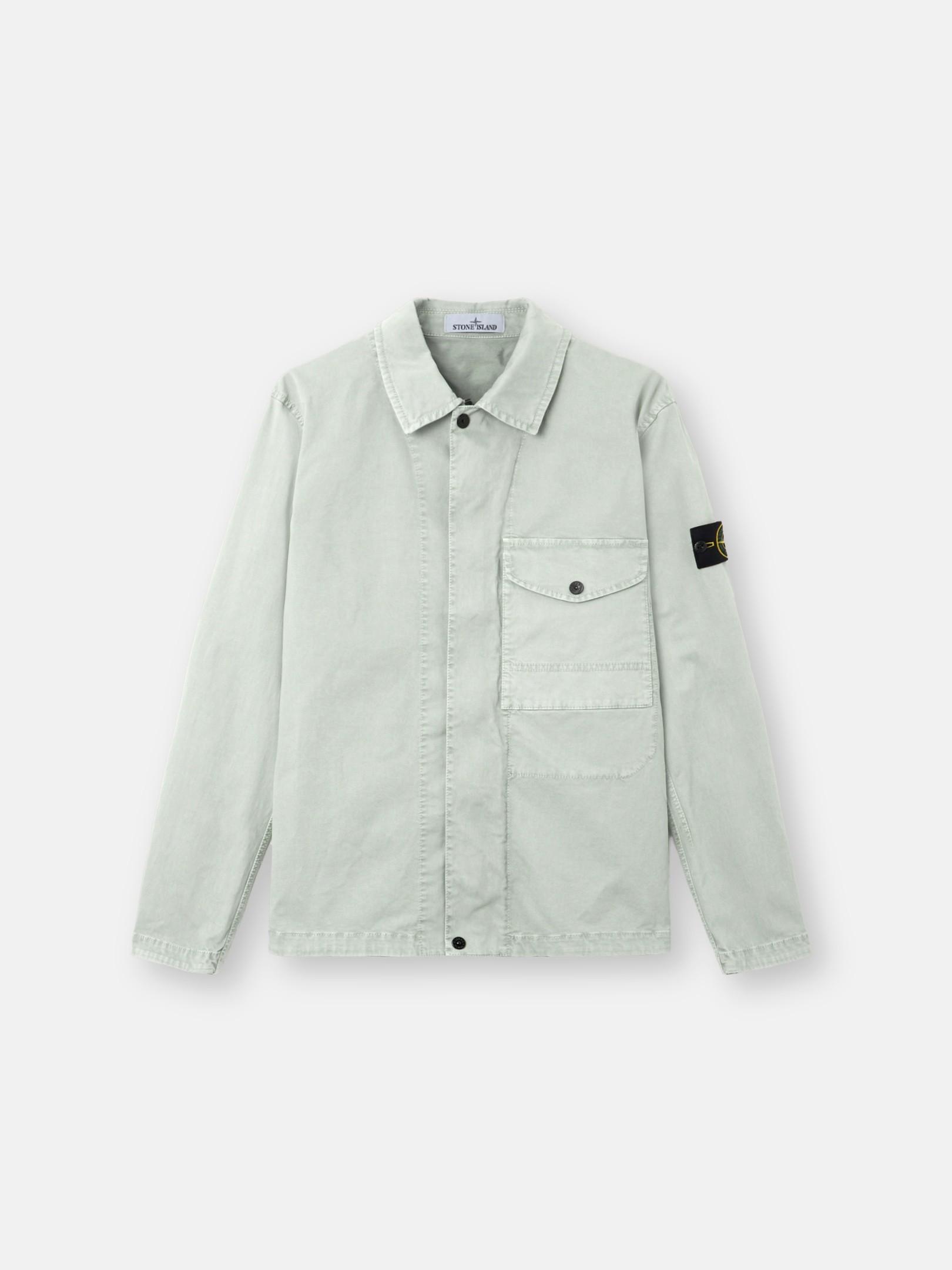 1200001 ORGANIC COTTON STRETCH BROKEN TWILL 'OLD' EFFECT by STONE ISLAND