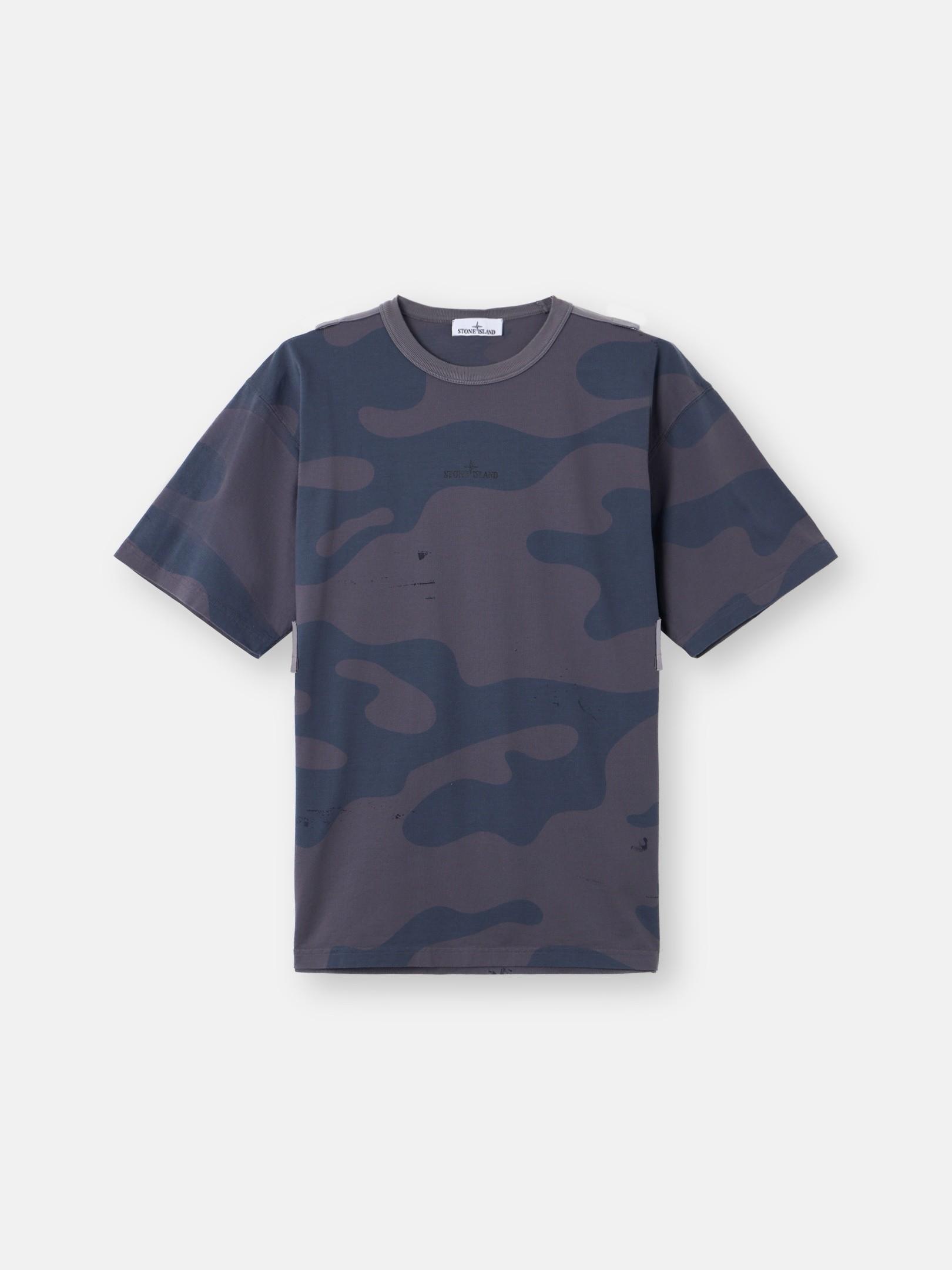 2100016 STRUCTURED MERCERISED JERSEY by STONE ISLAND