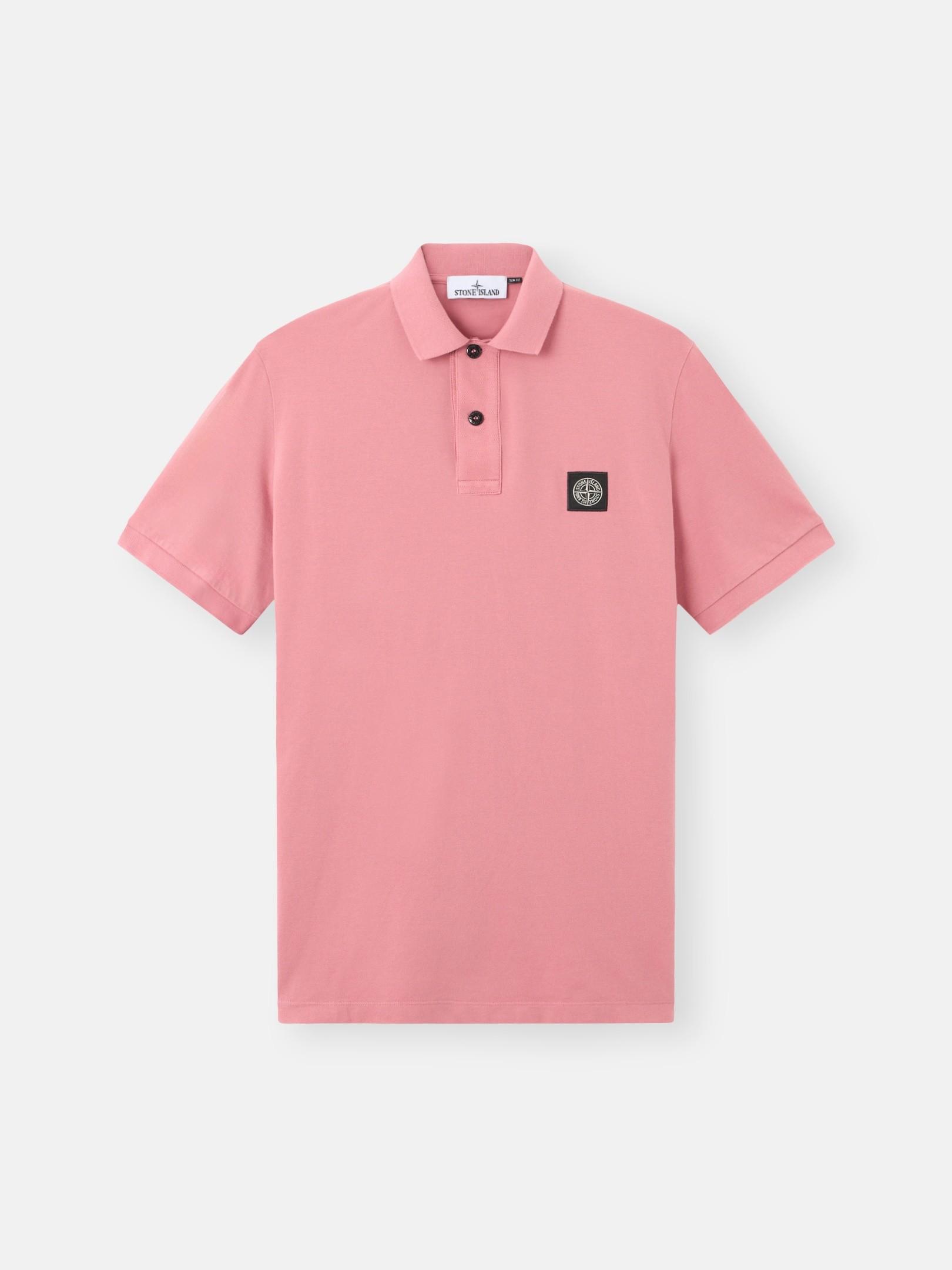 2200008 ORGANIC COTTON PIQUÉ WITH STRETCH by STONE ISLAND