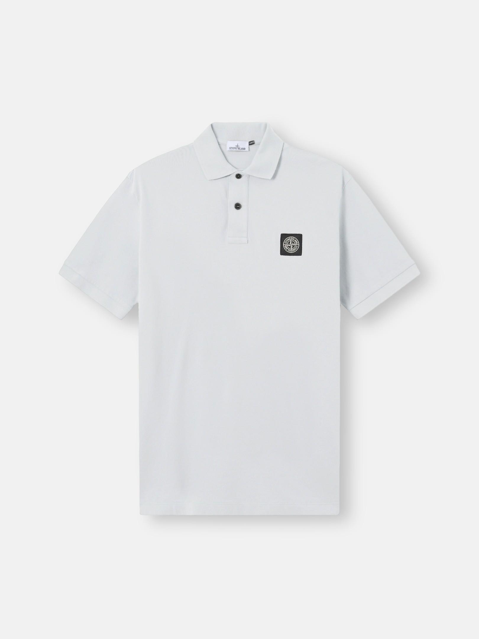 2200008 ORGANIC COTTON PIQUÉ WITH STRETCH by STONE ISLAND