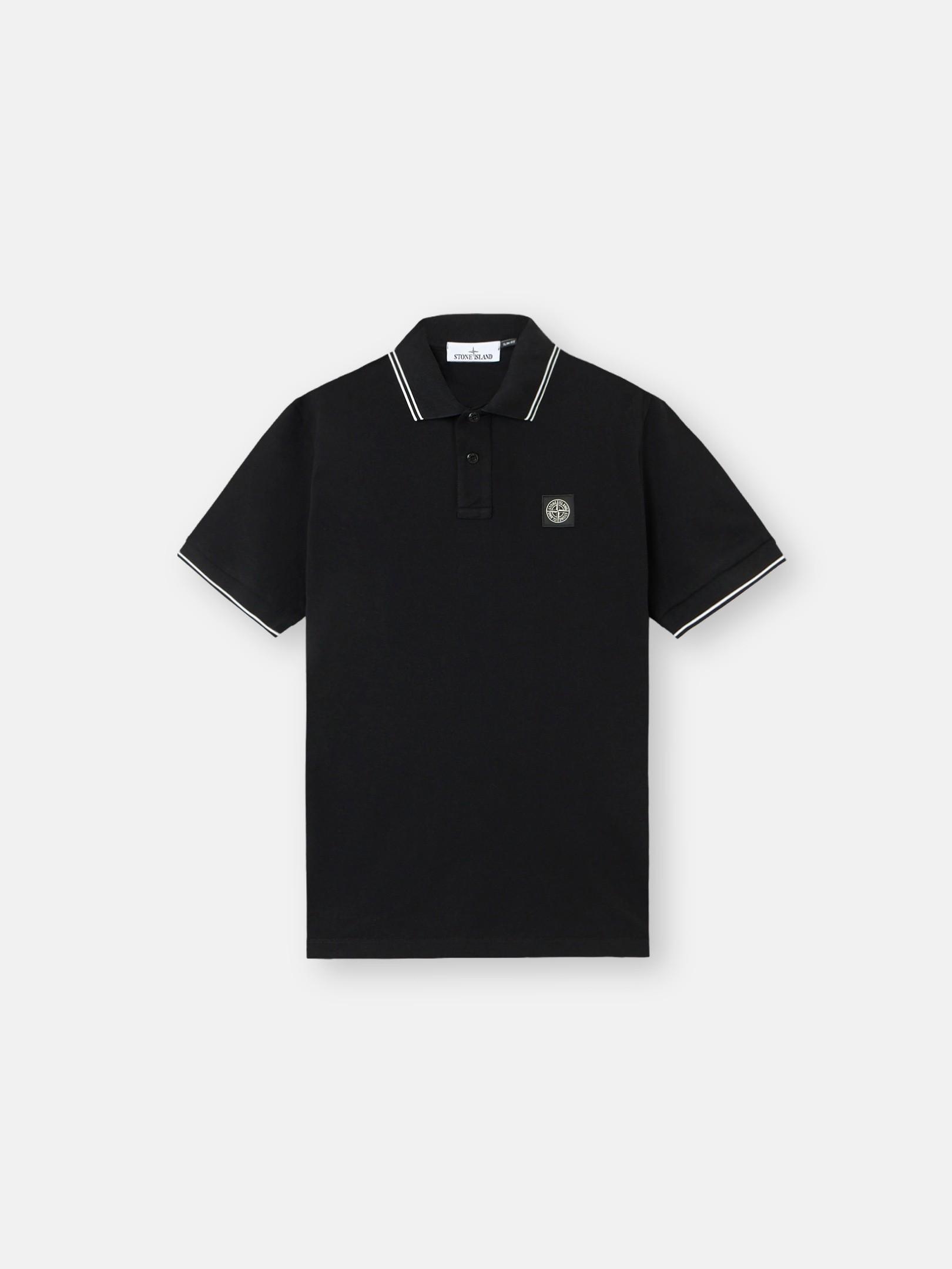 2200010 ORGANIC COTTON PIQUÉ WITH STRETCH by STONE ISLAND