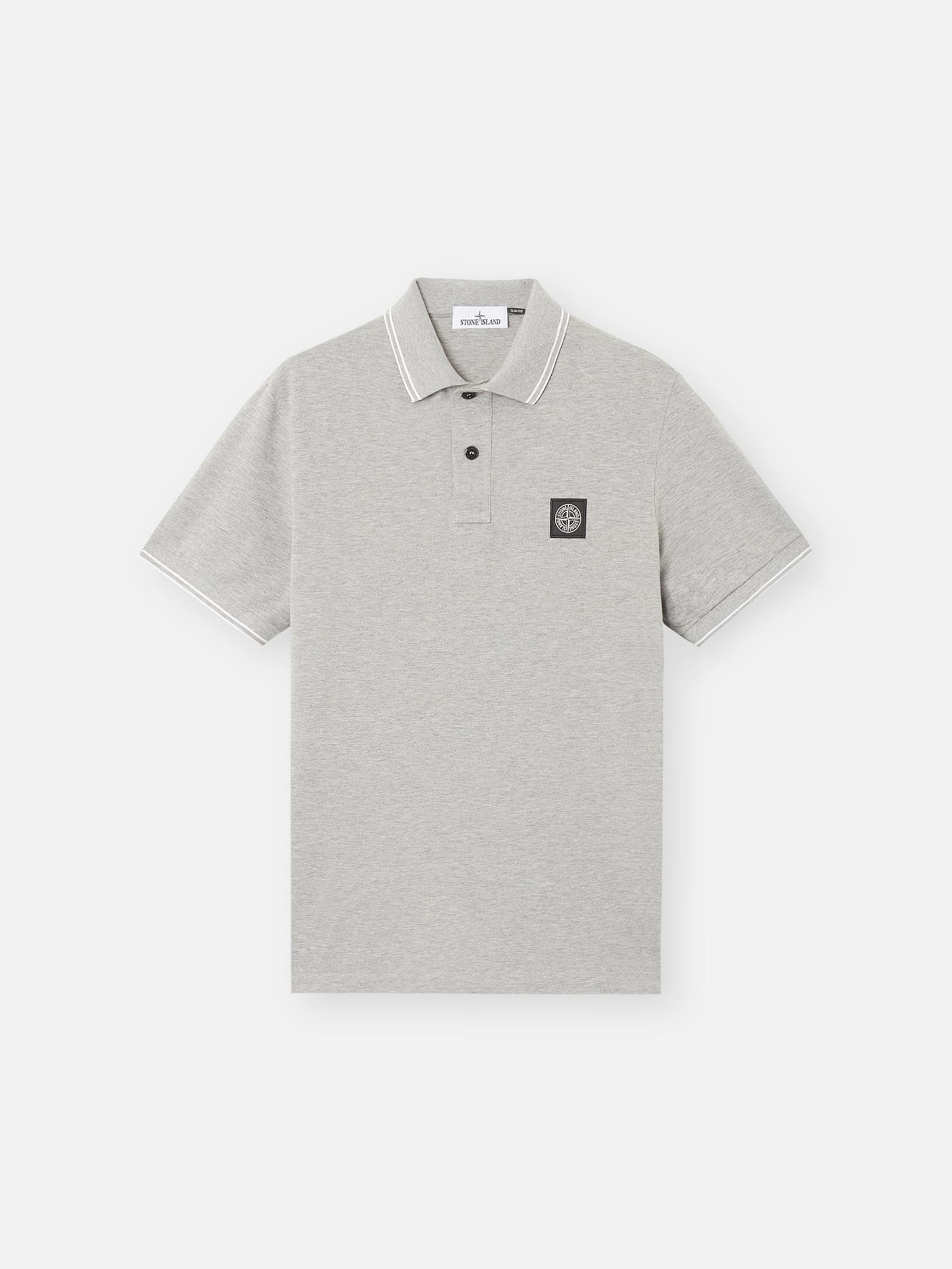 2200010 ORGANIC COTTON PIQUÉ WITH STRETCH by STONE ISLAND
