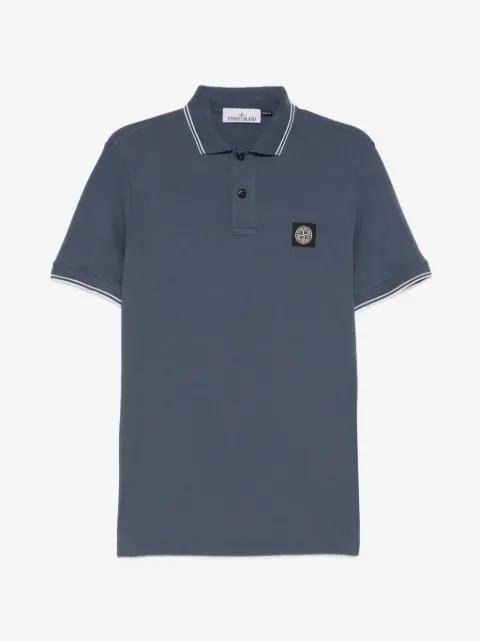 2200010 organic cotton piqué with stretch polo shirt by STONE ISLAND