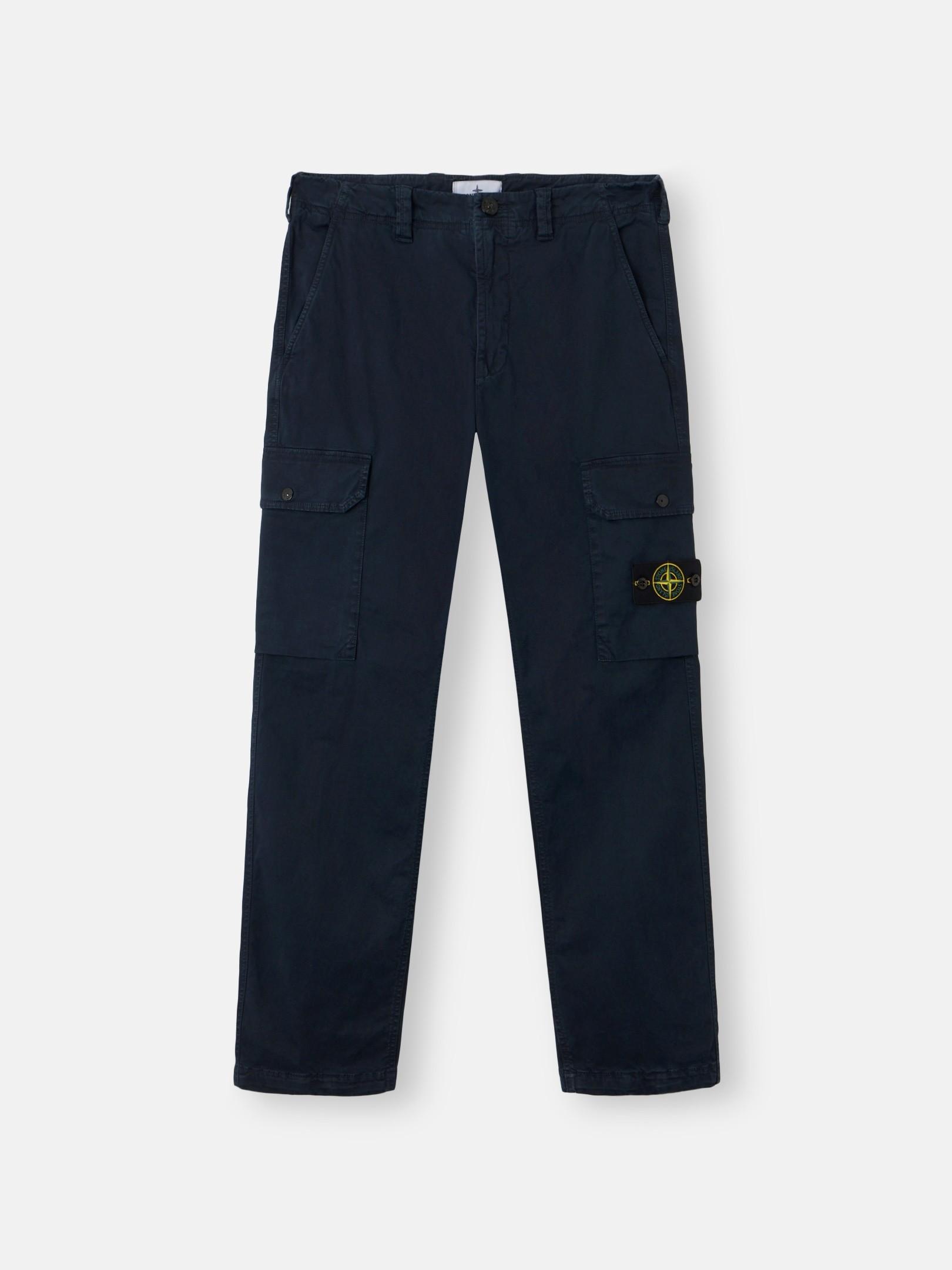 3100011 ORGANIC COTTON STRETCH BROKEN TWILL 'OLD' EFFECT by STONE ISLAND