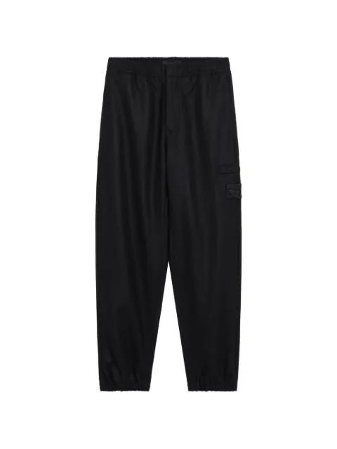 3100024 wool nylon flannel S.I ghost sweatpants by STONE ISLAND