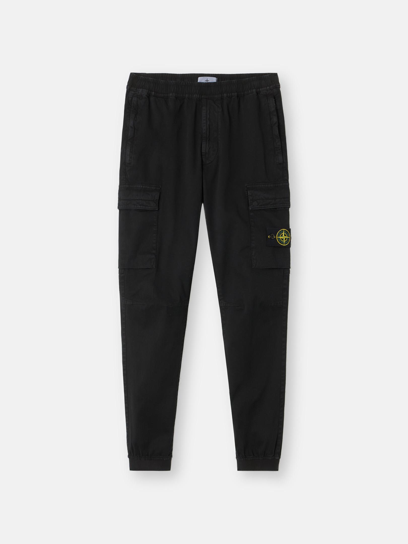 3100033 STRETCH ORGANIC BROKEN TWILL COTTON 'OLD' EFFECT by STONE ISLAND