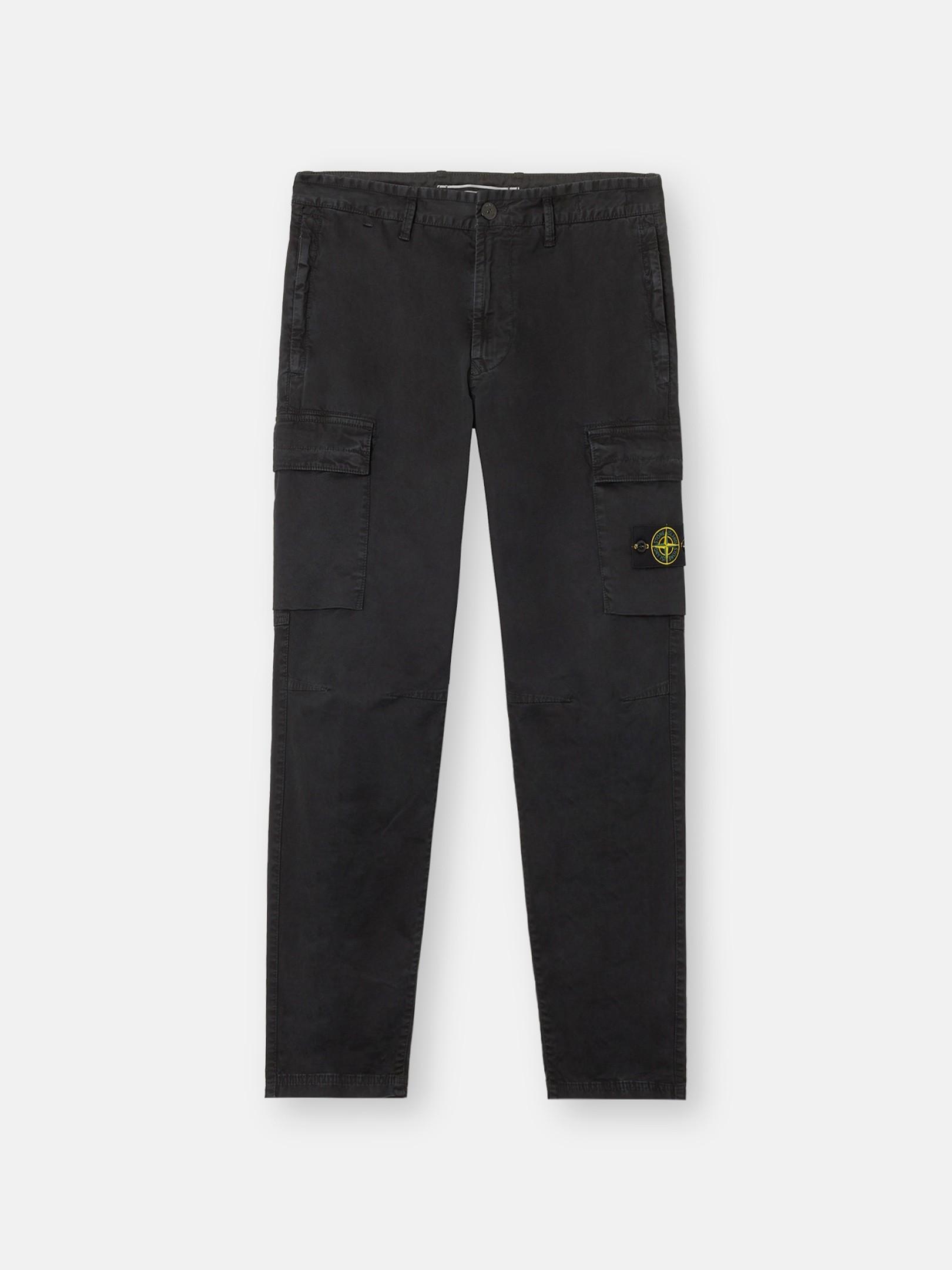 3100051 ORGANIC COTTON STRETCH BROKEN TWILL 'OLD' EFFECT by STONE ISLAND