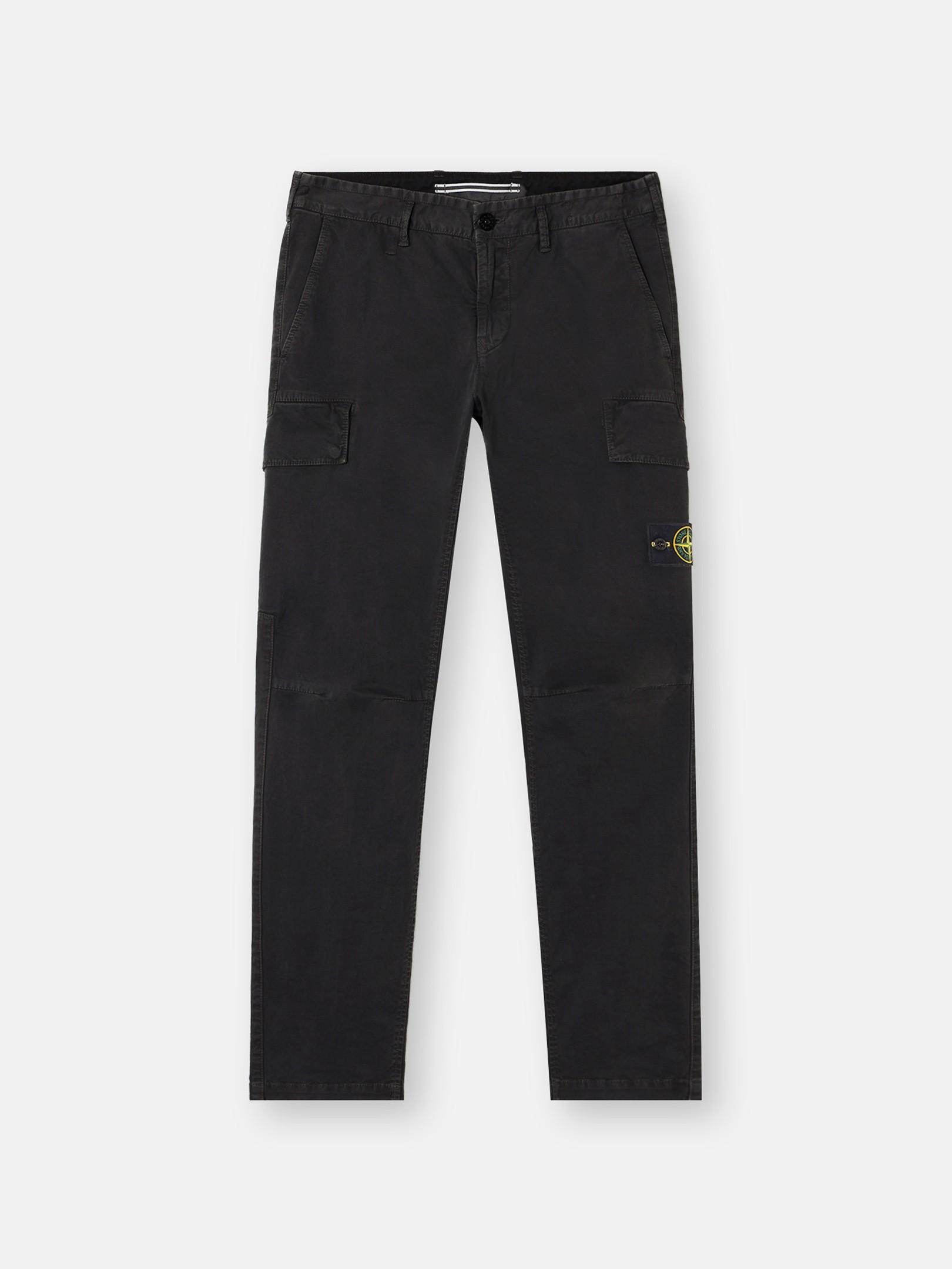 3100052 ORGANIC COTTON STRETCH BROKEN TWILL 'OLD' EFFECT by STONE ISLAND