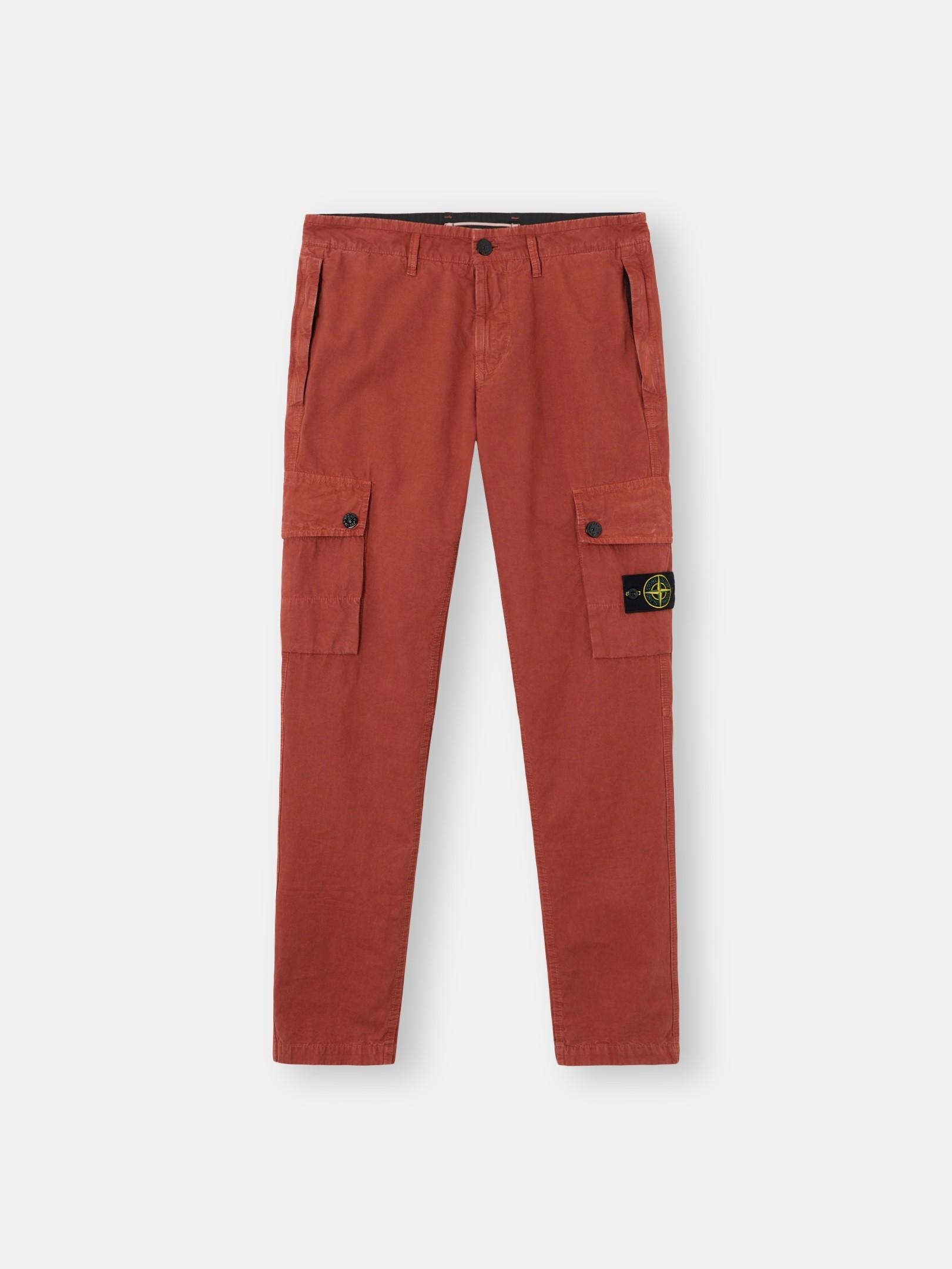 3100053 BRUSHED ORGANIC COTTON CANVAS 'OLD' EFFECT by STONE ISLAND