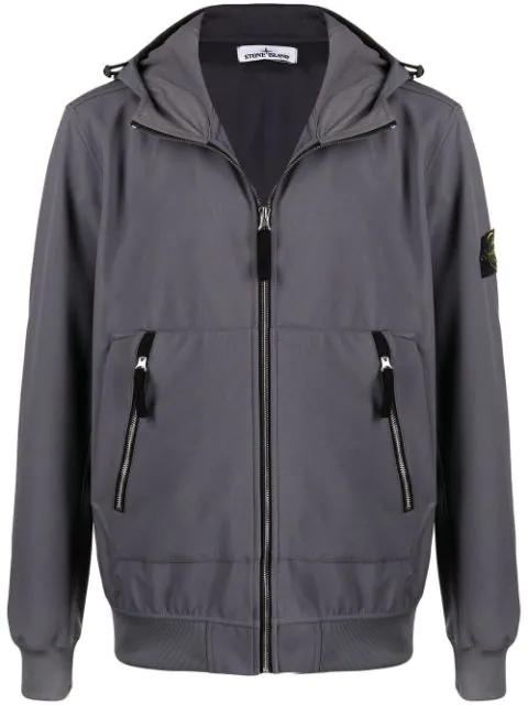 40727 lightweight hoodied jacket by STONE ISLAND