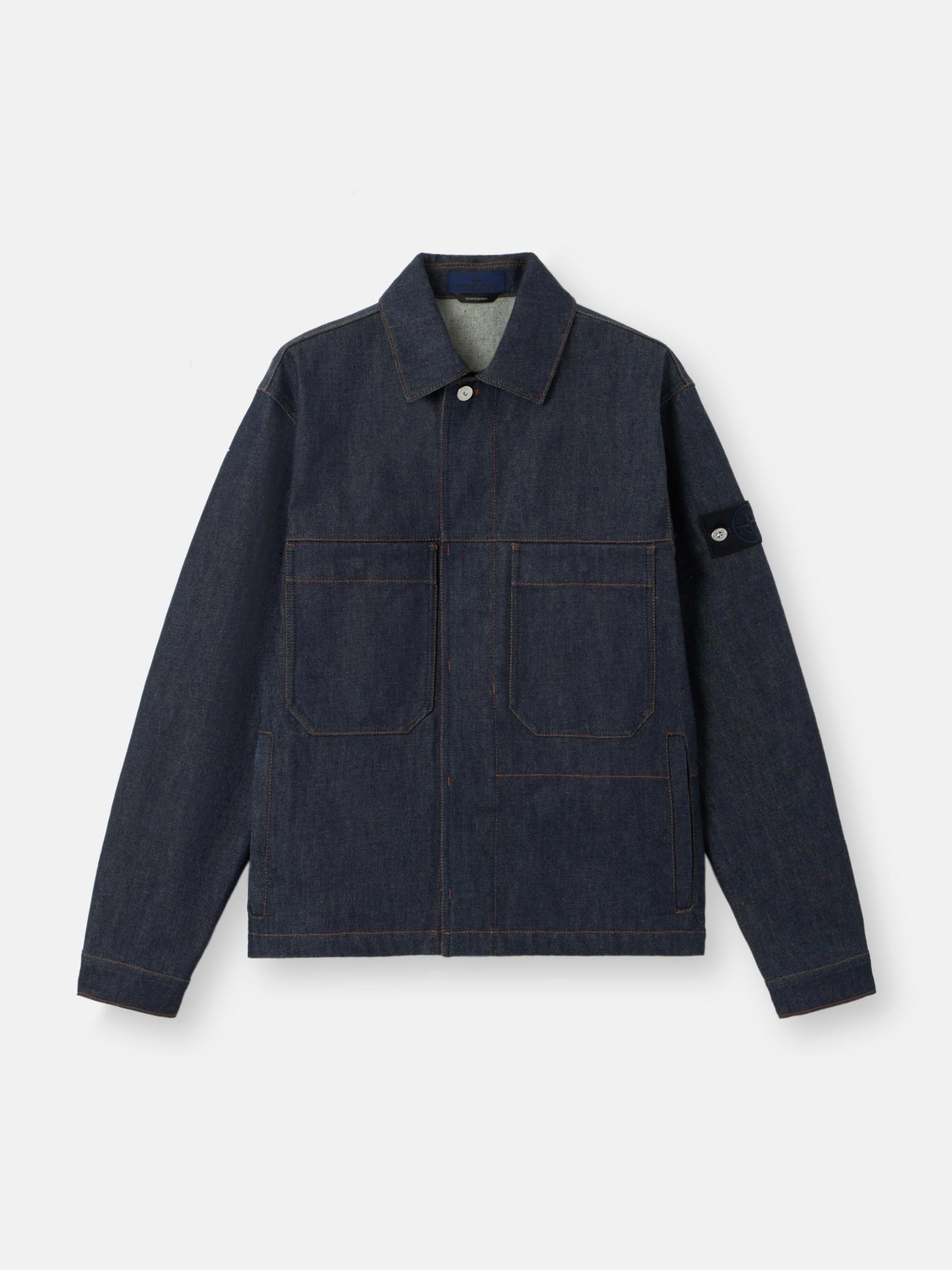 4100006 INDIGO DENIM-RAW by STONE ISLAND