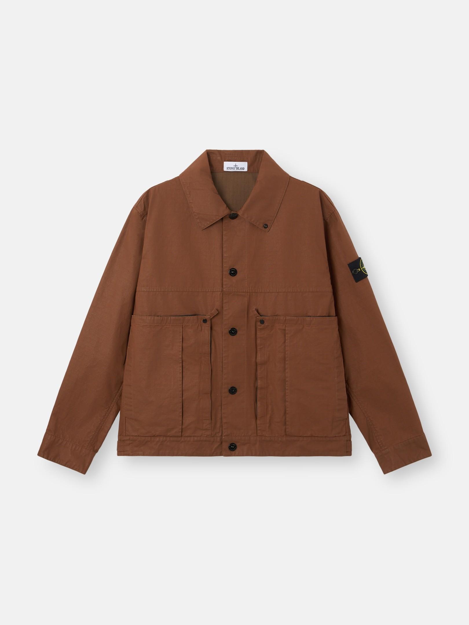4100010 DOUBLE-COATED COTTON RIPSTOP by STONE ISLAND