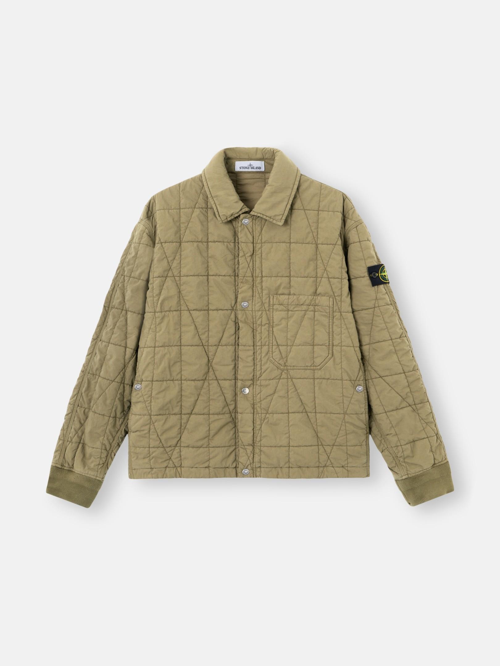 4100011 COTTON NYLON TELA QUILTED-TC by STONE ISLAND