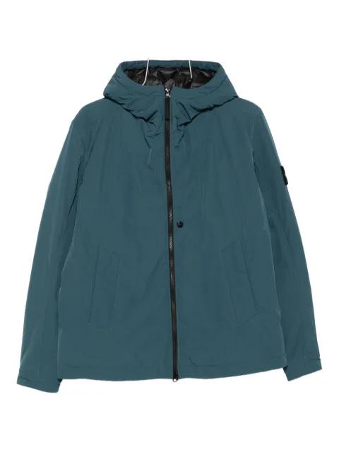 4100047 hoodied zip-front jacket by STONE ISLAND