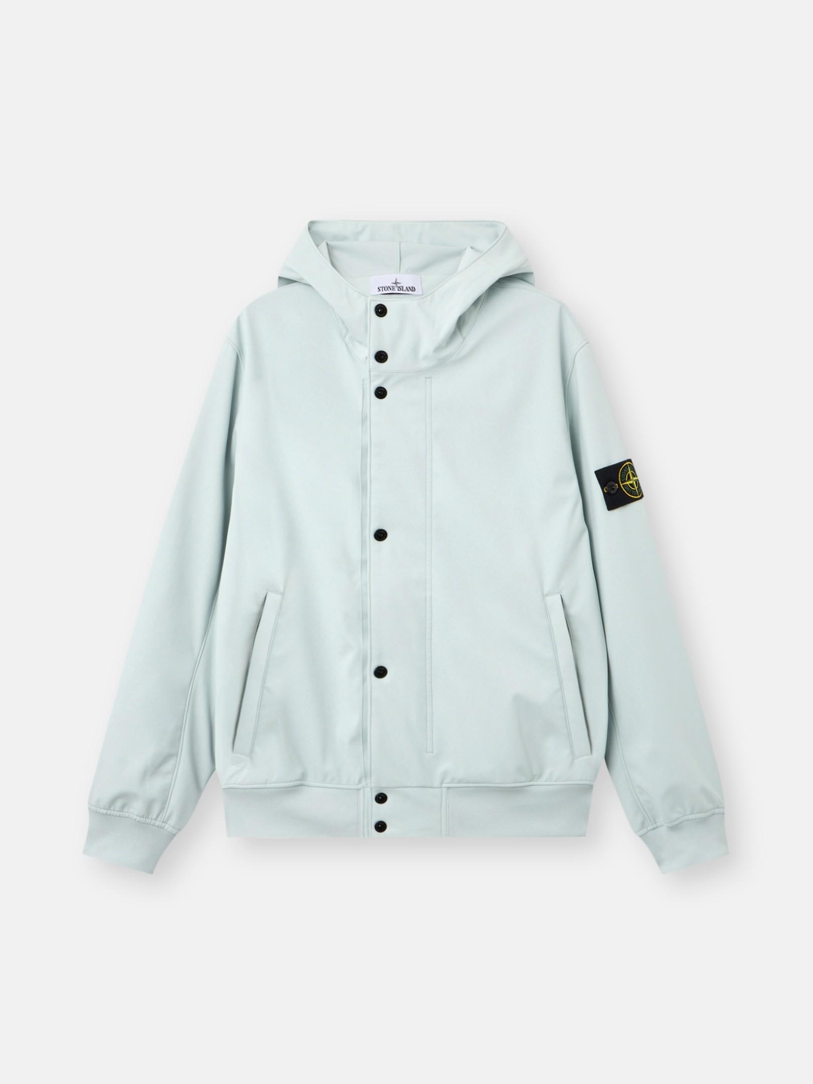 4100118 LIGHT SOFT SHELL-R E.DYE® TECHNOLOGY IN RECYCLED POLYESTER by STONE ISLAND